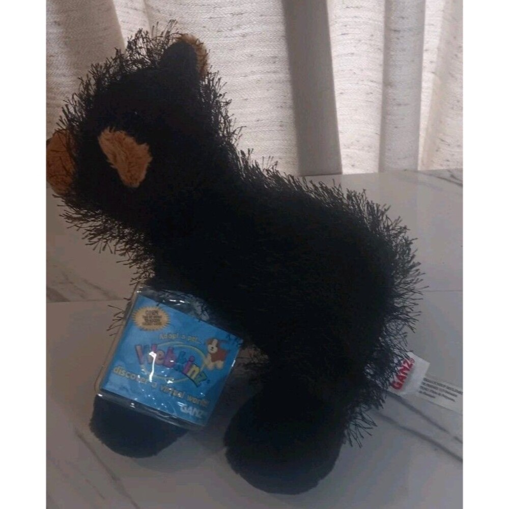 Ganz Webkins HM004 Black Bear Plush-New with Code - Picture 2 of 5